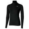 Dámské sportovní tričko Mizuno Core Impulse HZ LS Tee(W) / Black (Velikost M)