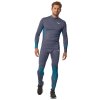 Pánské termo triko Mizuno Virtual Body G5 Half Zip(M) / Odyssey Gray / Capri Breeze (Velikost L)