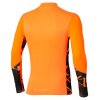 Pánské termo triko Mizuno Virtual Body G5 High Neck(M) / Tangelo / Black (Velikost L)