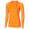 Dámské termo triko Mizuno Virtual Body G5 Crew Neck(W) / Tangelo (Velikost L)