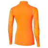 Dámské termo tričko Mizuno Virtual Body G5 High Neck(W) / Tangelo (Velikost L)