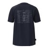 Pánské sportovní tričko Mizuno Athletics Graphic T-shirt(M) / Baritone Blue (Velikost XL)