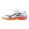 Dětská halová obuv Mizuno LIGHTNING STAR Z7 Jr(C) / White/Fiery Coral 2/Citrus (Velikost 32.5/1.0)