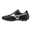 Pánská fotbalová obuv Mizuno MORELIA II PRO AG / Black/Galaxy Silver/Dark Shadow (Velikost 42.5/8.5)