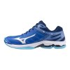 Unisex halová obuv Mizuno WAVE VOLTAGE 2 / Mugen Blue/White/Estate Blue (Velikost 36.5/4.0)