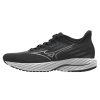Pánská běžecká obuv Mizuno WAVE INSPIRE 21 2E(M) / Black/Silver/Metallic Gray (Velikost 41.0/7.5)