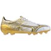 Pánské fotbalové lisovky MIZUNO ? JAPAN MD / White/GE Gold/Black (Velikost 47.0/12.0)