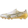 Pánské fotbalové lisovky MIZUNO ? JAPAN MD / White/GE Gold/Black (Velikost 47.0/12.0)