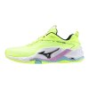 Pánská halová obuv Mizuno WAVE STEALTH NEO 2 / MIZUNO Neo Lime/Black/Splish Splash (Velikost 50.0/14.0)