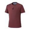 Pánské sportovní tričko Mizuno SR TRANING TEE / MAROON RED (Velikost S)