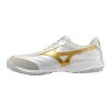Pánská futsalová obuv Mizuno MORELIA SALA PRO TF(U) / White/Football Gold/Galaxy Sil (Velikost 39.0/6.0)