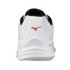 Unisex volejbalová obuv Mizuno LIGHTNING SELECT(U) / White/Black/Fiery Red (Velikost 42.0/8.0)