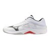 Unisex volejbalová obuv Mizuno LIGHTNING SELECT(U) / White/Black/Fiery Red (Velikost 39.0/6.0)