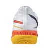 Pánská tenisová obuv Mizuno WAVE EXCEED COURT CC(M) / White/Calypso Coral/Citrus (Velikost 40.5/7.0)