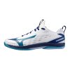 Sportovní obuv stolní tenis Mizuno WAVE DRIVE NEO 4(U) / White/Bellwether Blue/Fjord Bl (Velikost 39.0/6.0)