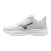 Dámská běžecká obuv Mizuno WAVE SERENE 2(W) / Snow White/Dark Purple/Ice Gre (Velikost 37.0/4.5)