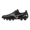 Pánské fotbalové lisovky Mizuno MORELIA NEO IV PRO FG / Black/Galaxy Silver/Black (Velikost 39.0/6.0)