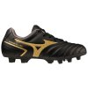 Dětská fotbalová obuv Mizuno MonarcidaNeoIISel JR / Black/Gold (Velikost 32.5/1.0)