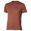 Pánské sportovní tričko Mizuno Tech Light Short Sleeve Tee / Copper Brown (Velikost L)