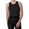 Dámské sportovní tričko Mizuno Tech Light Crop Top / Black (Velikost M)