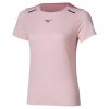 Dámské sportovní tričko Mizuno Tech Light Short Sleeve Tee / Rose Elegance (Velikost L)