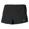 Pánské sportovní šortky Mizuno Tech Light Split 1.5 Inches Short / Black (Velikost L)