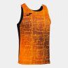Pánské Chlapecké tílko JOMA ELITE VIII TANK TOP BLACK ORANGE