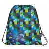 Školní sáček na přezůvky tělocvik Bagmaster ALFA 7 C Blue Green
