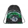 Školní sáček na přezůvky/tělocvik Bagmaster ALFA 9 D Black/Green/Gray