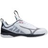 Unisex halová obuv MIzuno WAVE DRIVE NEO 2 / WHITE / SALUTE / FIERY CORAL 2 (Velikost 36.5/4.0)