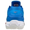 Unisex halová obuv Mizuno WAVE STEALTH V / FRENCH BLUE / WHITE / IGNITION RED (Velikost 50.0/14.0)