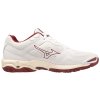 Dámská halová obuv Mizuno WAVE PHANTOM 3 / White/Cabernet/MP Gold (Velikost 36.5/4.0)