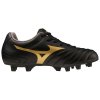 Dětská fotbalová obuv Mizuno MonarcidaNeoIISel JR / Black/Gold (Velikost 32.5/1.0)