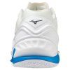 Unisex halová obuv Mizuno WAVE STEALTH NEO / Undyed White / Spellbound / Peace Blue (Velikost 50.0/14.0)