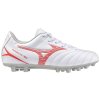 Chlapecká fotbalová obuv Mizuno MONARCIDA NEO III SELECT Jr AG / White/Radiant Red (Velikost 32.5/1.0)