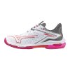 Dámská tenisová obuv Mizuno WAVE EXCEED TOUR 6 CC / White/Radiant Red/Quiet Shade (Velikost 36.5/4.0)