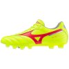 Pánská fotbalová obuv Mizuno MORELIA II PRO MD / Safety Yellow/Fiery Coral 2/Galaxy Silver (Velikost 39.0/6.0)