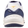 Unisex halová obuv mizuno WAVE STEALTH NEO / White/BRibbon/MP Gold (Velikost 36.5/4.0)