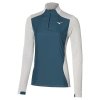 Dámské sportovní tričko Mizuno Hybrid LS Tee / Nimbus Cloud (Velikost XL)