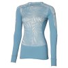 Dámské termo tričko Mizuno Virtual Body G4 Crew / Glacier lake (Velikost XL)