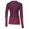 Dámské termo tričko Mizuno Virtual Body G4 Crew / Violet Quartz (Velikost XL)