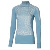 Dámské termo tričko Mizuno Virtual Body G4 High Neck / Glacier lake (Velikost XL)