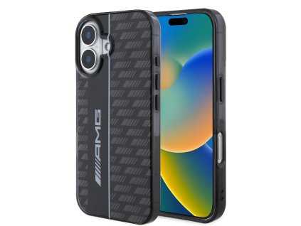 amg carbon pattern zadni kryt pro iphone 16 black ie13290663