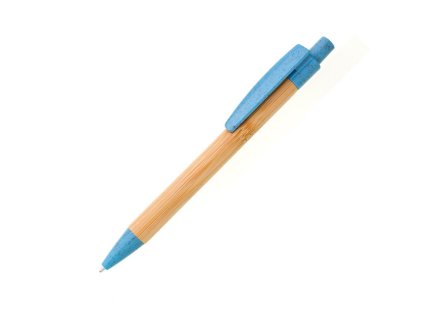 Bambusové pero BORGO STRAW modré