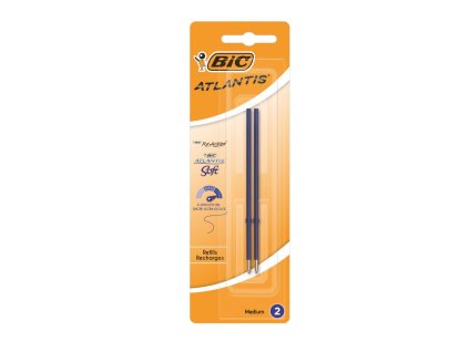 Náhradná náplň do guľôčkového pera BIC modrá 2ks