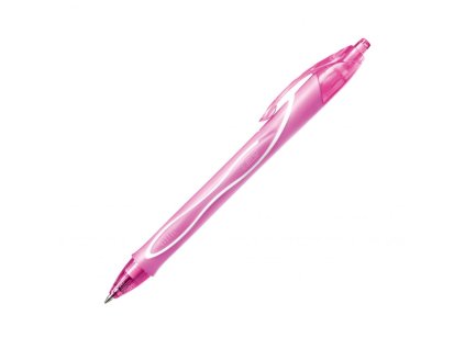Gélové pero Bic Gelocity Quick Dry ružové