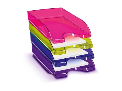 Odkladač Cep Happy transparentný ružový