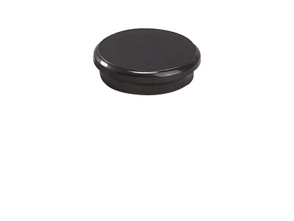 Magnet 24 mm čierny 10 ks