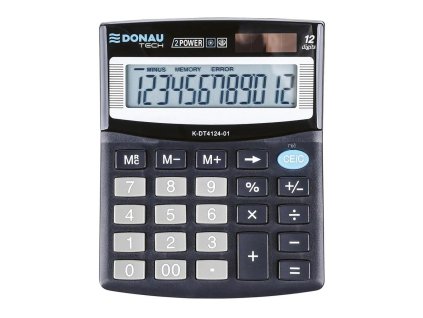 Kalkulačka Donau Tech K-DT4124 čierna