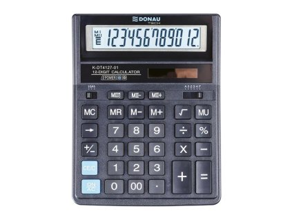 Kalkulačka Donau Tech K-DT4127 čierna